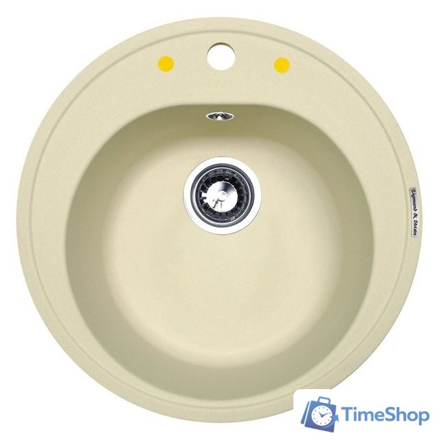 Кухонная мойка Zigmund & Shtain Kreis 505 (речной песок) - Изображение №3 — Интернет-магазин Time-Shop