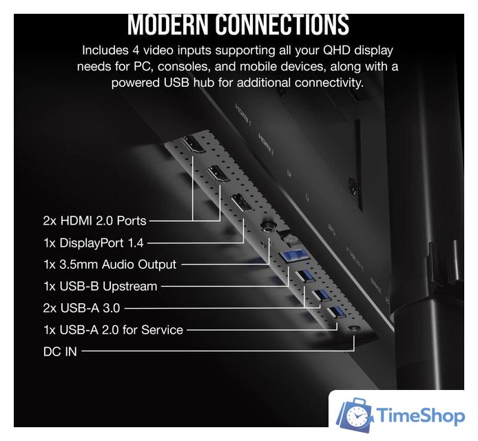 Игровой монитор Corsair Xeneon 315QHD165 - Изображение №5 — Интернет-магазин Time-Shop