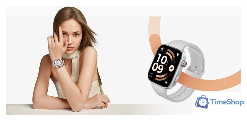 Умные часы Xiaomi Redmi Watch 6 M2523W1 (серебристый, международная версия) - Изображение №7 — Интернет-магазин Time-Shop