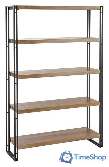 Стеллаж Halmar Bolivar Reg-2 (дуб золотой/черный) - Изображение №2 — Интернет-магазин Time-Shop