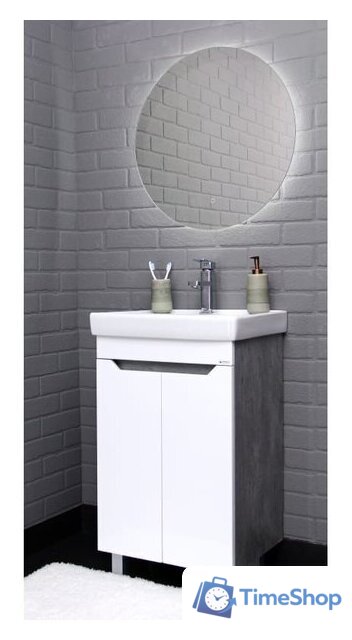  Айсберг Тумба под умывальник Енисей 50 Мечта без ящика (бетон) - Изображение №13 — Интернет-магазин Time-Shop