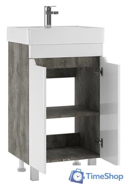  Айсберг Тумба под умывальник Енисей 50 Мечта без ящика (бетон) - Изображение №3 — Интернет-магазин Time-Shop