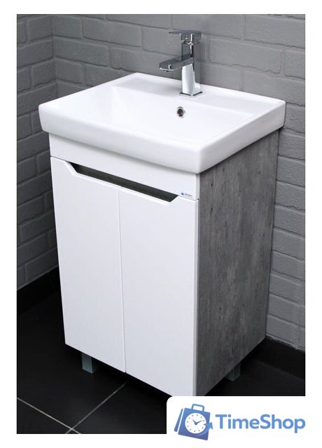  Айсберг Тумба под умывальник Енисей 50 Мечта без ящика (бетон) - Изображение №11 — Интернет-магазин Time-Shop