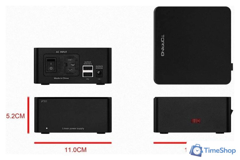 Линейный источник питания Topping P50 (черный) - Изображение №7 — Интернет-магазин Time-Shop