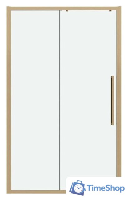 Душевая дверь Grossman Galaxy 100x195 100.K33.01.100.32.00 (золото сатин/стекло прозрачное) - Изображение №1 — Интернет-магазин Time-Shop