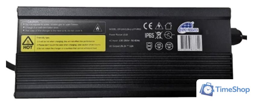 Зарядное устройство Energy Research 24V 12A IP65 Lithium-LiFePO4 Charger - Изображение №1 — Интернет-магазин Time-Shop