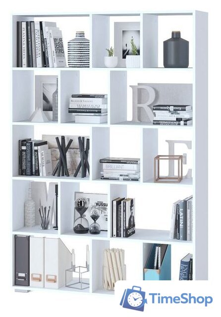 Стеллаж Сокол СТ-15 (белый) - Изображение №1 — Интернет-магазин Time-Shop