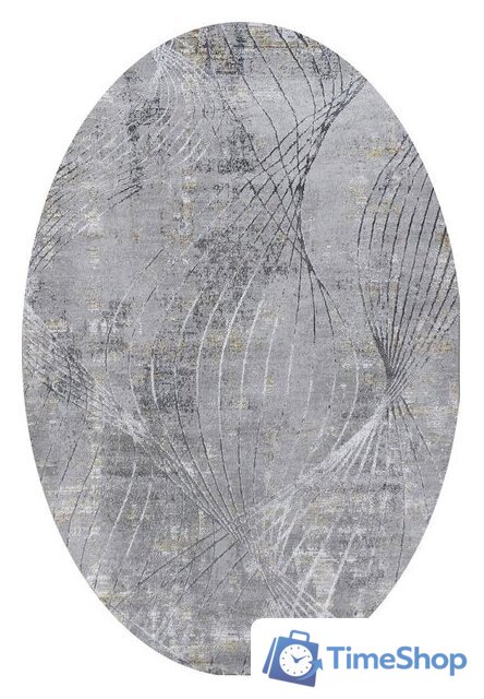 Ковер для жилой комнаты Safyun Liparis LP309-GREY-OVAL (2x3) - Изображение №1 — Интернет-магазин Time-Shop