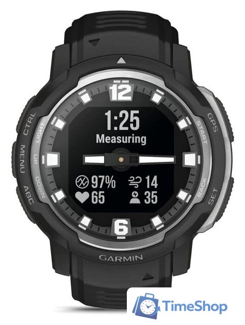 Умные часы Garmin Instinct Crossover (черный) - Изображение №4 — Интернет-магазин Time-Shop