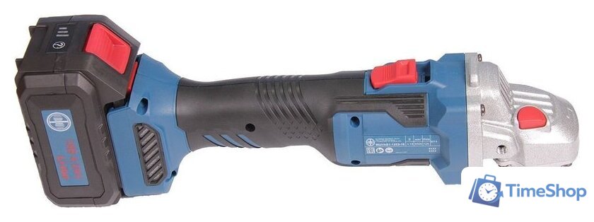 Угловая шлифмашина Фиолент МШУАБ1-125Э-18 ИДФР298135014 (с 1-им АКБ, кейс) - Изображение №2 — Интернет-магазин Time-Shop