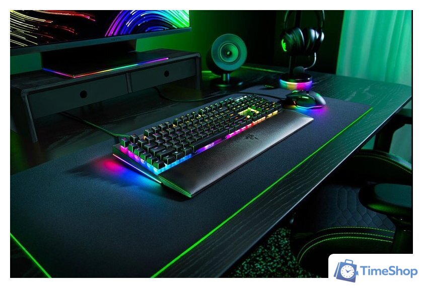 Клавиатура Razer BlackWidow V4 (Razer Green, нет кириллицы) - Изображение №5 — Интернет-магазин Time-Shop