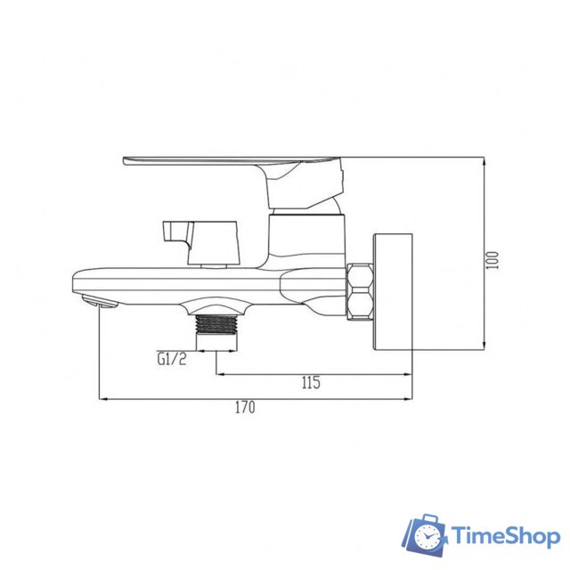 Смеситель Gross Aqua Scandi 2550545C - Изображение №2 — Интернет-магазин Time-Shop