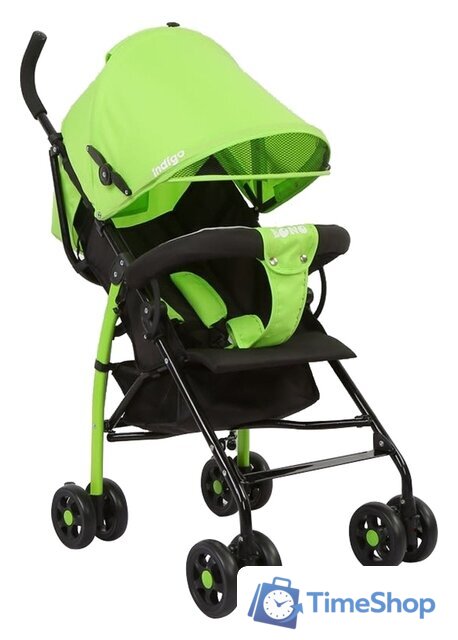 Коляска прогулочная «трость» Indigo Bono (бежевый) - Изображение №4 — Интернет-магазин Time-Shop