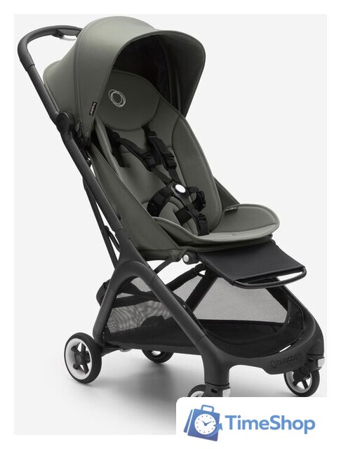 Коляска прогулочная «книга» Bugaboo Butterfly (black/forest green) - Изображение №1 — Интернет-магазин Time-Shop