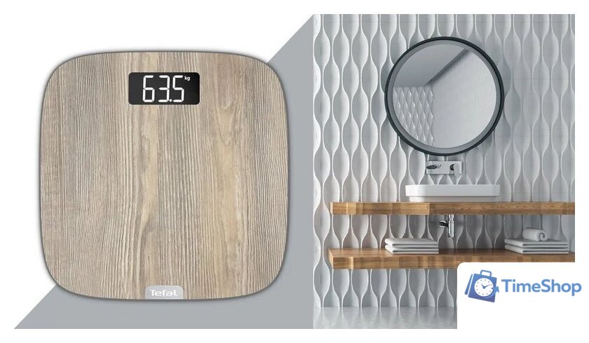 Напольные весы Tefal Origin Light Wood PP1600V0 - Изображение №7 — Интернет-магазин Time-Shop
