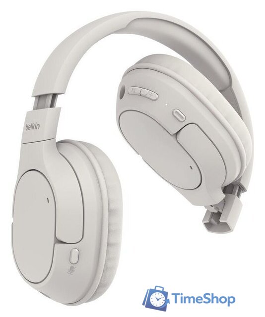 Наушники Belkin SoundForm Surround Wireless (бежевый) - Изображение №4 — Интернет-магазин Time-Shop