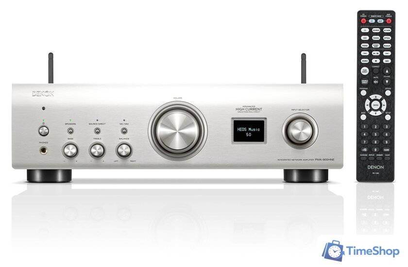 Сетевой интегральный усилитель Denon PMA-900HNE (серебристый) - Изображение №3 — Интернет-магазин Time-Shop