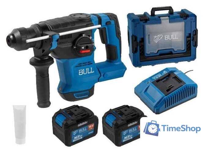 Перфоратор Bull CBH 1826 1333736 (с 2-мя АКБ, кейс) - Изображение №1 — Интернет-магазин Time-Shop