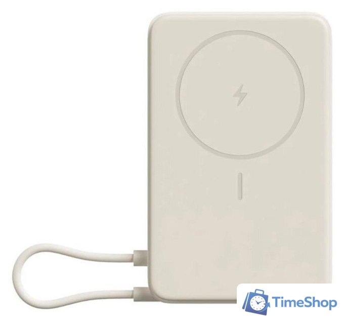 Внешний аккумулятор Xiaomi Magnetic Power Bank with Built-in Stand WPB1007Z 10000mAh (бежевый, международная версия) - Изображение №1 — Интернет-магазин Time-Shop