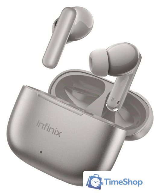 Наушники Infinix XBuds N4 Pro (серый) - Изображение №2 — Интернет-магазин Time-Shop
