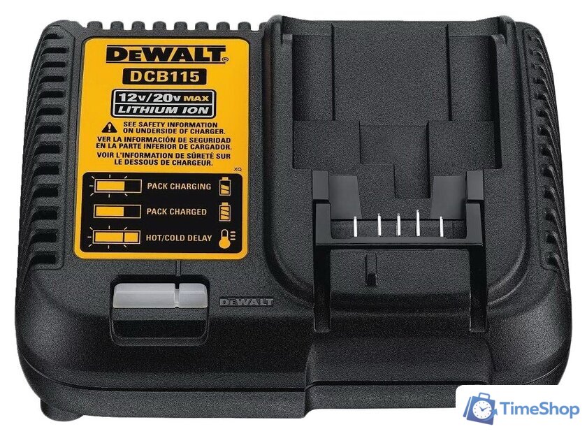 Зарядное устройство DeWalt DCB115 (10.8-18В) - Изображение №3 — Интернет-магазин Time-Shop