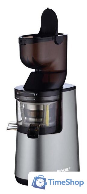 Соковыжималка Biochef Atlas Whole Slow Juicer BCWA (серебристый) - Изображение №1 — Интернет-магазин Time-Shop