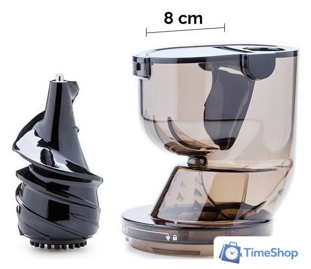 Соковыжималка Biochef Atlas Whole Slow Juicer BCWA (серебристый) - Изображение №2 — Интернет-магазин Time-Shop