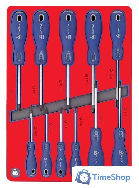 Набор отверток Мастак 5-4411 (11 предметов) - Изображение №1 — Интернет-магазин Time-Shop
