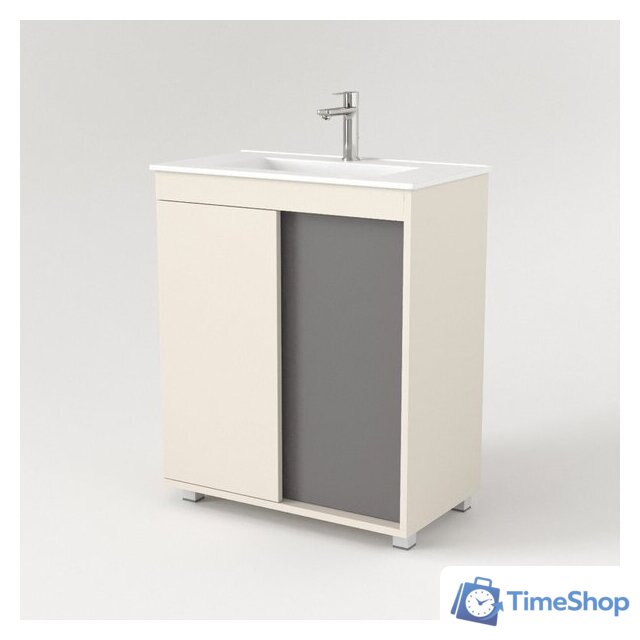  Дабер Тумба под умывальник 013 70 Т13.7.0.19 (бежевый/серый) - Изображение №2 — Интернет-магазин Time-Shop