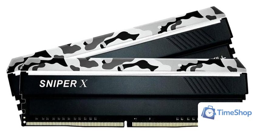 Оперативная память G.Skill Sniper X 2x8GB DDR4 PS4-25600 F4-3200C16D-16GSXWB - Изображение №1 — Интернет-магазин Time-Shop