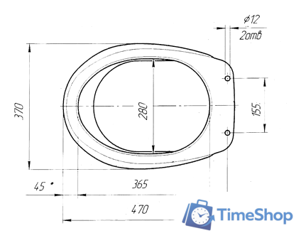 Унитаз приставной Оскольская керамика Дачный - Изображение №3 — Интернет-магазин Time-Shop