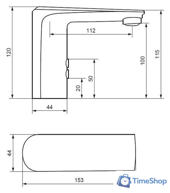 Смеситель Damixa Origin Evo 2 780290300 - Изображение №4 — Интернет-магазин Time-Shop