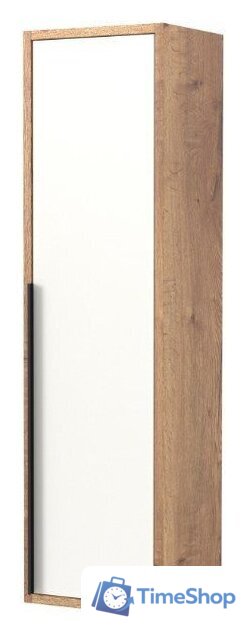  Дабер Шкаф-полупенал 015 СТ15.0.0.21Ч (дуб галифакс/белый/ручка черная) - Изображение №1 — Интернет-магазин Time-Shop