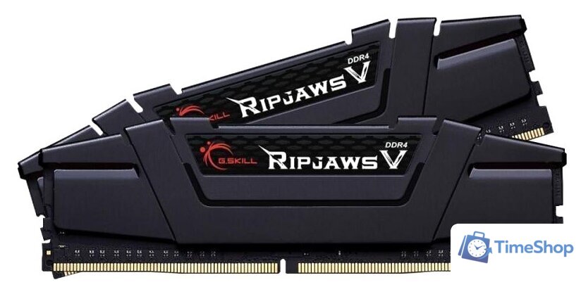 Оперативная память G.Skill Ripjaws V 2x8GB DDR4 PC4-32000 F4-4000C18D-16GVK - Изображение №1 — Интернет-магазин Time-Shop