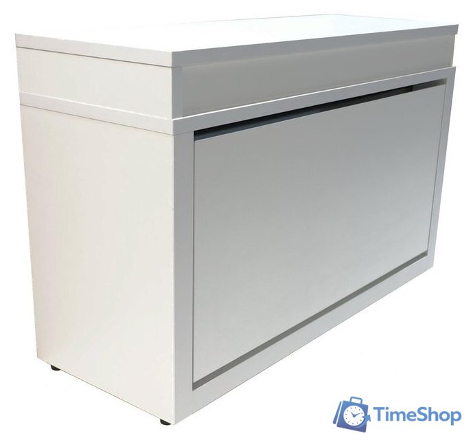 Тумба для обуви Анрат Элана 1к.80 белый - Изображение №1 — Интернет-магазин Time-Shop