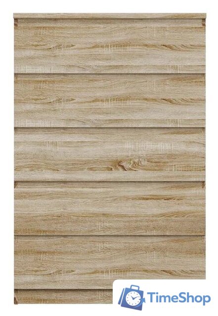 Комод Mio Tesoro Мальта 5 ящиков 80x121 2.05.02.090.3 (дуб сонома) - Изображение №2 — Интернет-магазин Time-Shop