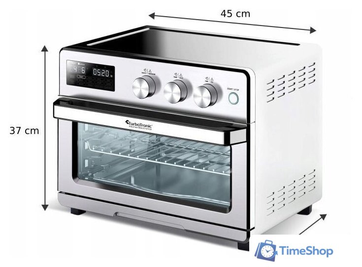 Мини-печь TurboTronic TT-AF32DRDS - Изображение №8 — Интернет-магазин Time-Shop