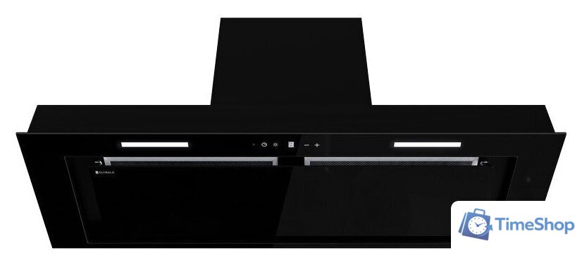 Кухонная вытяжка Globalo Materi 90.1 (черный) - Изображение №1 — Интернет-магазин Time-Shop