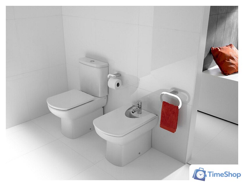 Унитаз напольный Roca Dama Senso [342517000] (без бачка, без сиденья) - Изображение №2 — Интернет-магазин Time-Shop