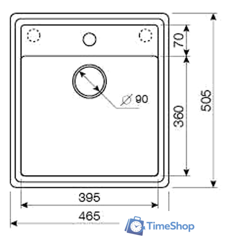 Кухонная мойка ZorG Como 46 (слоновая кость) - Изображение №2 — Интернет-магазин Time-Shop