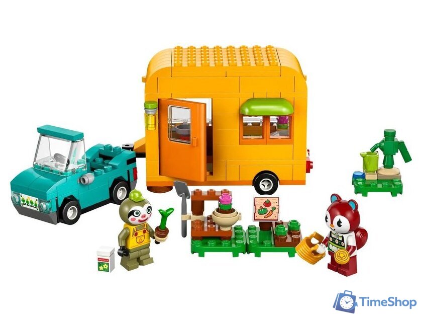 Конструктор LEGO Animal Crossing Садовый магазин на колесах Лейфа 77054 - Изображение №4 — Интернет-магазин Time-Shop