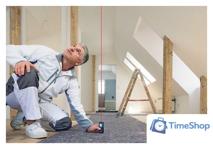 Лазерный дальномер Bosch GLM 40 (0601072900) - Изображение №3 — Интернет-магазин Time-Shop