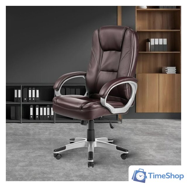 Офисное кресло Mio Tesoro Изотта AF-C7322 (коричневый) - Изображение №8 — Интернет-магазин Time-Shop