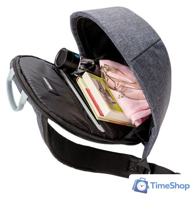 Городской рюкзак XD Design Elle Protective (голубой) - Изображение №6 — Интернет-магазин Time-Shop