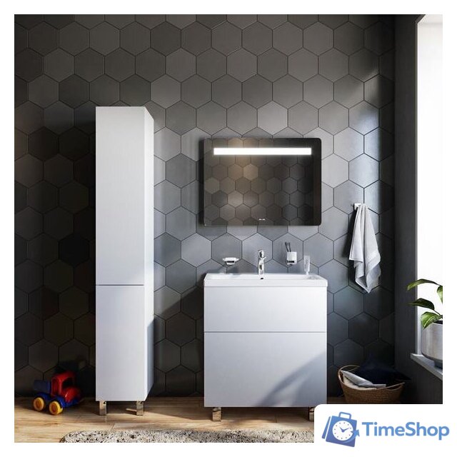  AM.PM Тумба под умывальник Gem 75 M90FSX07522WG32 (2 ящика, белый) - Изображение №3 — Интернет-магазин Time-Shop