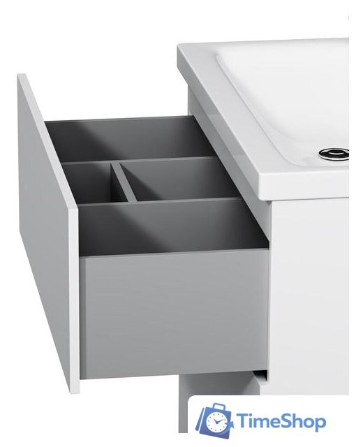  AM.PM Тумба под умывальник Gem 75 M90FSX07522WG32 (2 ящика, белый) - Изображение №8 — Интернет-магазин Time-Shop