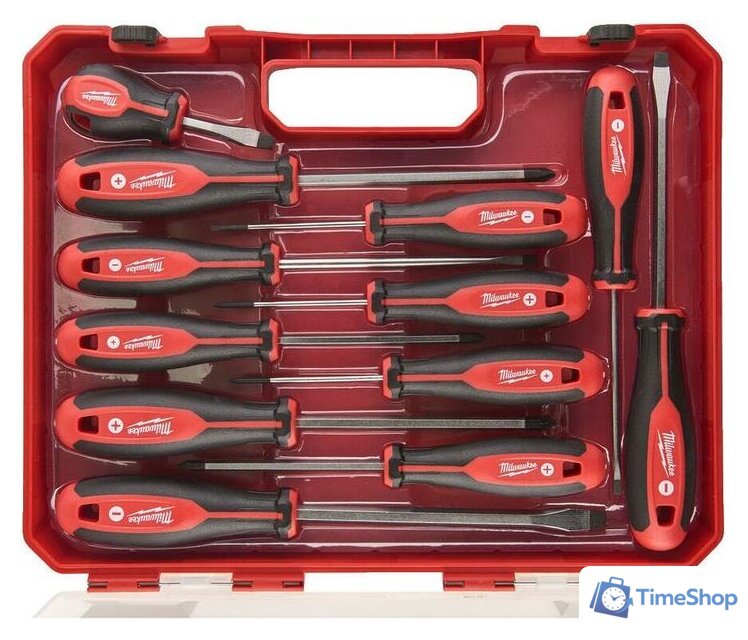 Набор отверток Milwaukee 4932472003 (12 предметов) - Изображение №1 — Интернет-магазин Time-Shop