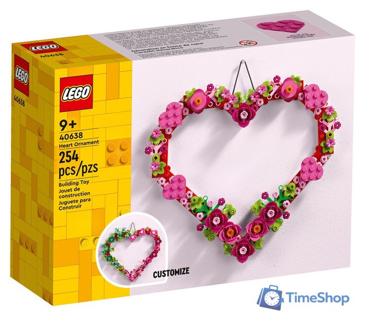 Конструктор LEGO Seasonal 40638 Украшение-сердце - Изображение №1 — Интернет-магазин Time-Shop