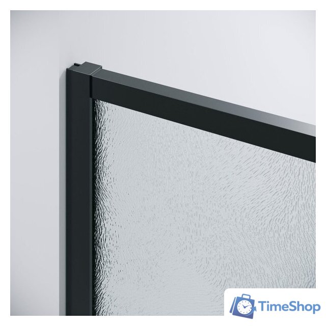 Душевой уголок Grossman Galaxy 100x90x195 120.K33.01.1090.21.02 (черный матовый/стекло шиншилла) - Изображение №4 — Интернет-магазин Time-Shop