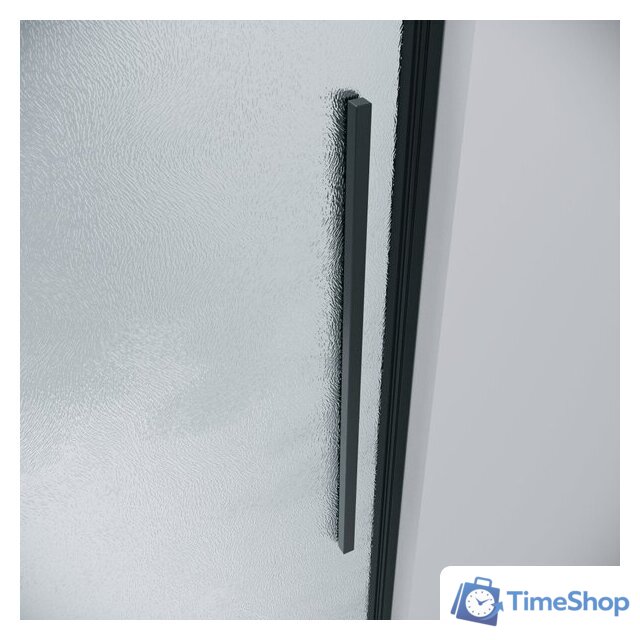 Душевой уголок Grossman Galaxy 100x90x195 120.K33.01.1090.21.02 (черный матовый/стекло шиншилла) - Изображение №2 — Интернет-магазин Time-Shop